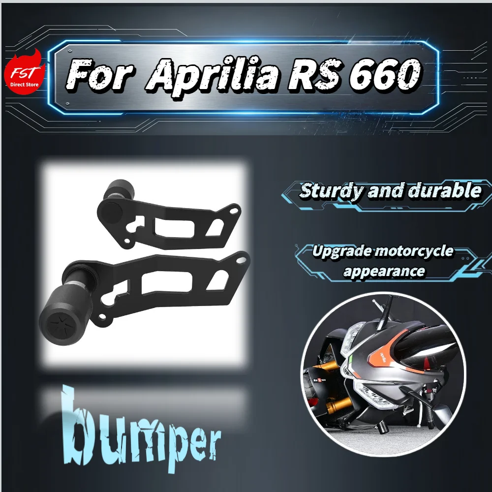 For Aprilia RS660 Compact streamline protective bar impact proof bumper rod riding safeguard modification fittings