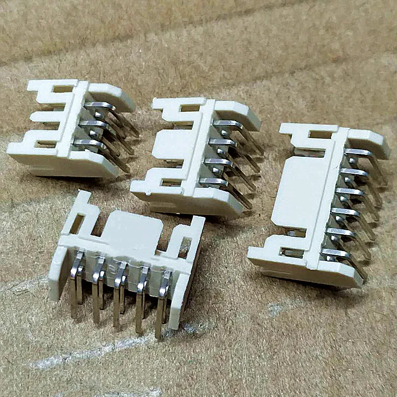 20 قطعة موصل PHD2.0، مسافة 2.0 مم، موصل دبوس منحني مزدوج الصف، 4P/6P/8P/10P-40P مقبس دبوس منحني، غير قفل