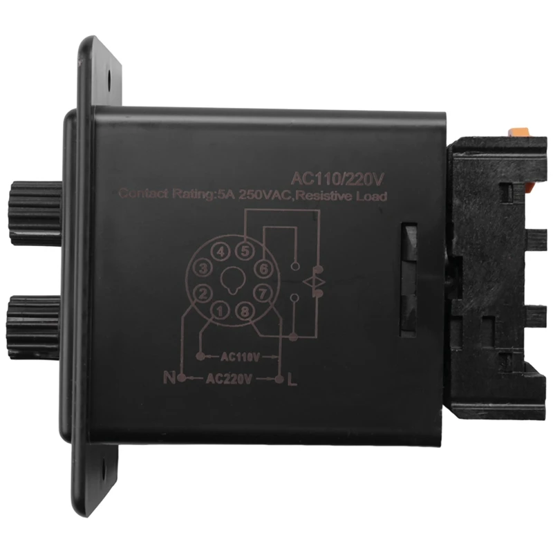 FULL-2X двойной таймер, реле, ручка управления, переключатель времени ATDV-YC 6S-60M, релейная плата переменного тока 110/220 В, электрический доступ (AC110/220 В)