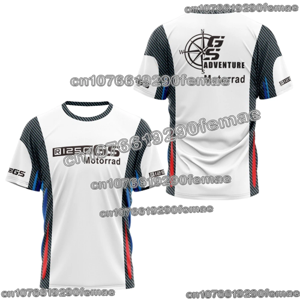 

Новая футболка с коротким рукавом GS Adventure Motorrad для активного отдыха и мотоциклетных поездок, удобная мотоциклетная одежда для любителей мототуризма.