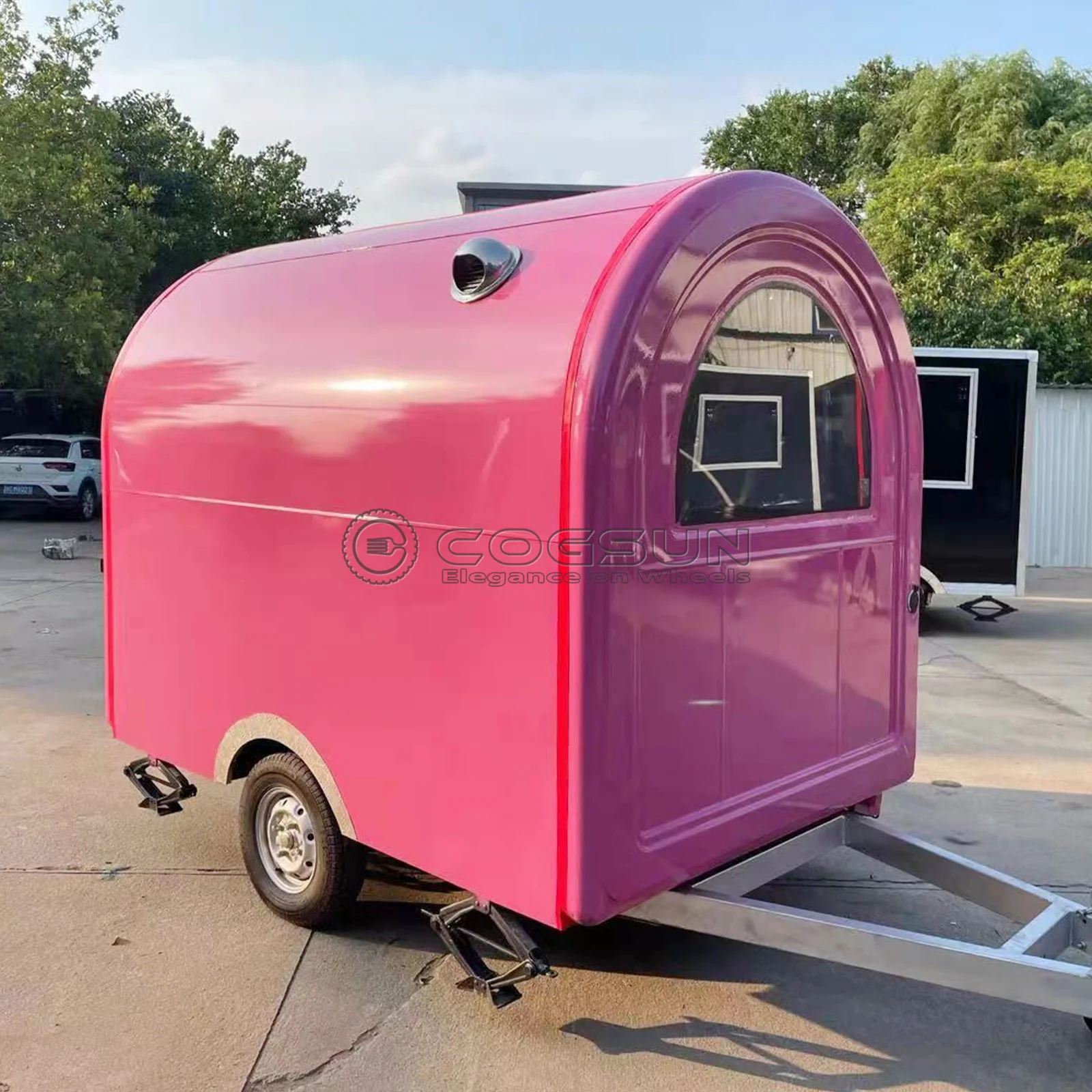 

COGSUN Concession Cart Good Selling Ice Cream Trailer Food Kiosk Hot Selling Fast Food Truck Pizza Truck Enclosed Trailer