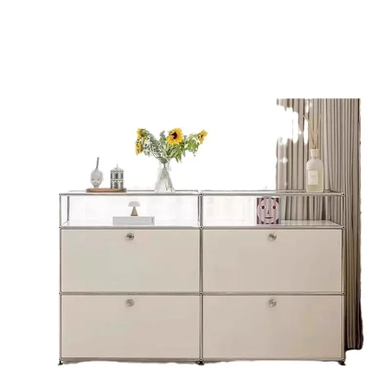 

Medieval module combination multi-functional simple ins locker, dining side storage chest stainless steel