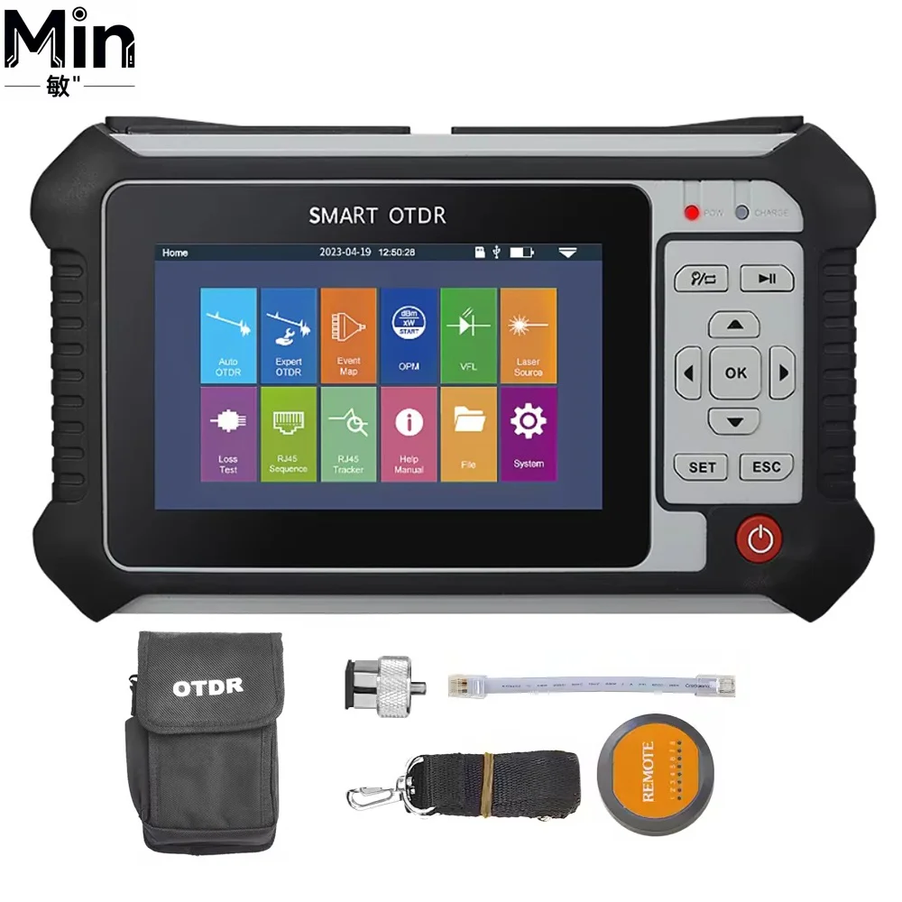 Multifunction OTDR 1310/1550nm 24/22dB 80km Fiber Tester OPM VFL OLS Optical Fiber Test Tool