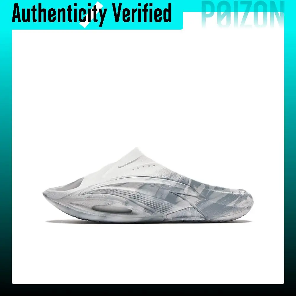 Anta Nitrogen Bubble Slide Slippers Men's Gray White 912521802F-2
