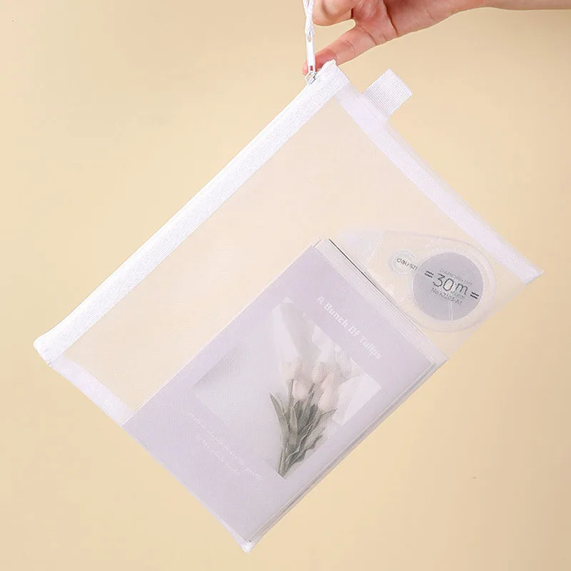 Transparent Mesh Zipper Storage Bag for Toys and Building Blocks 5