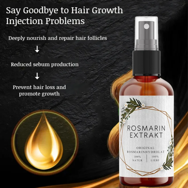 Hair Care Rosemary Oil Hair Root Strengthening AntiHair Loss Oil Camouflage Hair Care Oil