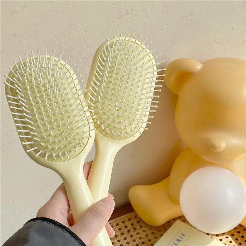 لطيف لون الحلوى تدليك مشط عالية القيمة المحمولة المحمولة مشط الطلاب المنزل استخدام وسادة هوائية مشط ماكياج مشط