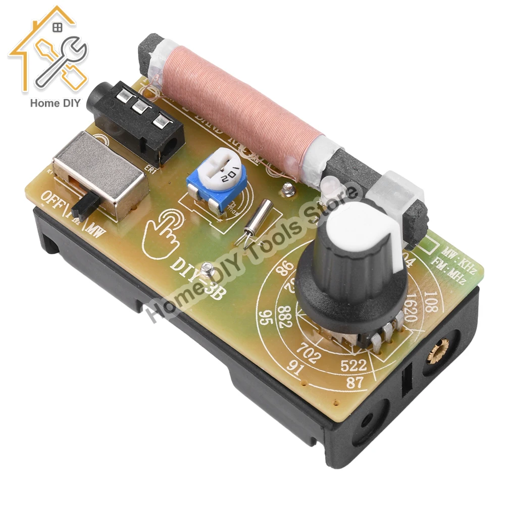 87-108MHz AM/FM Digital Stereo FM Radio Receiver Module DIY Electronic Kits Soldering Practice