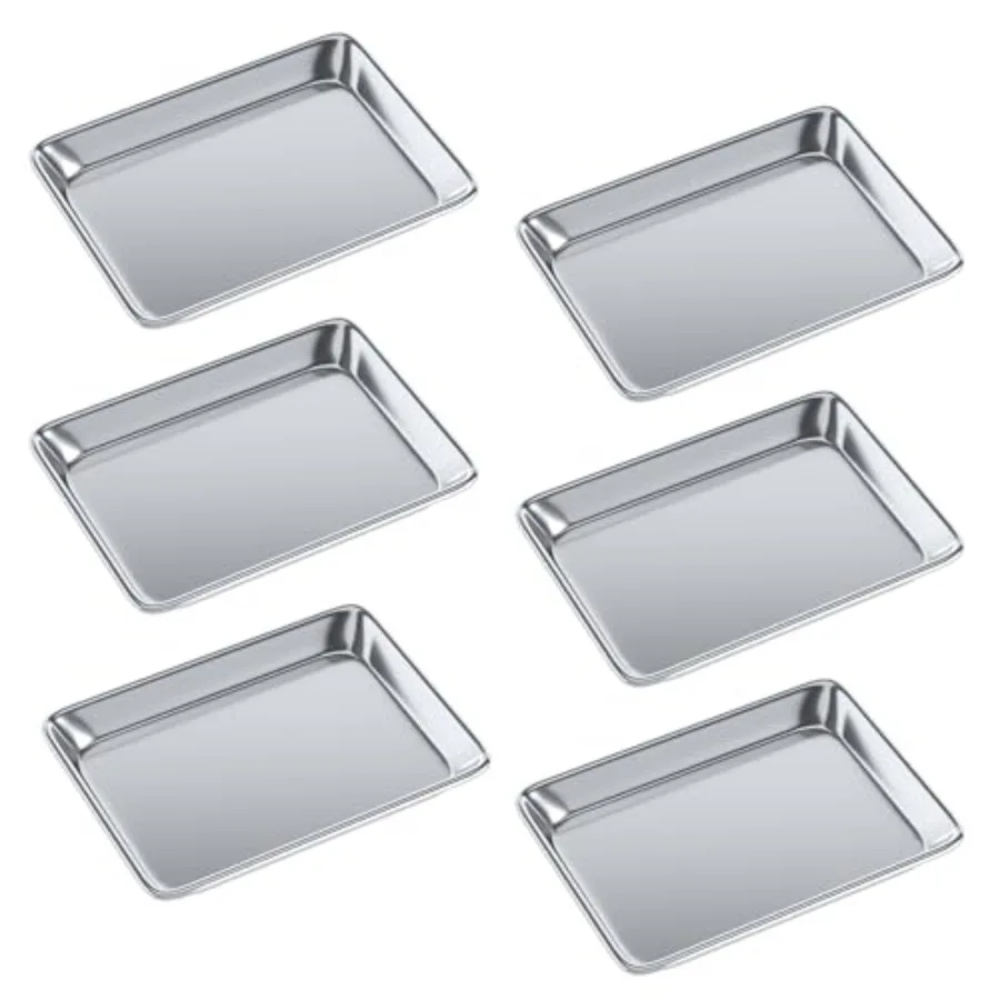 13 in. x 10 in. 19 Gauge Quarter size Aluminum Bun./ Sheet Pan. Pack of 6