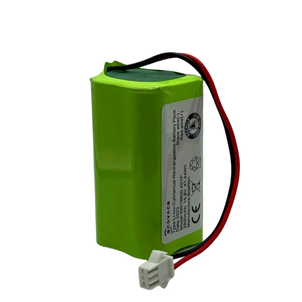 100% NEW 14.8V 2800mAh 4S1P 18650 Li-ion Rechargeable Battery Pack for Xiaomi Robot Vacuum Cleaner Battery image 5