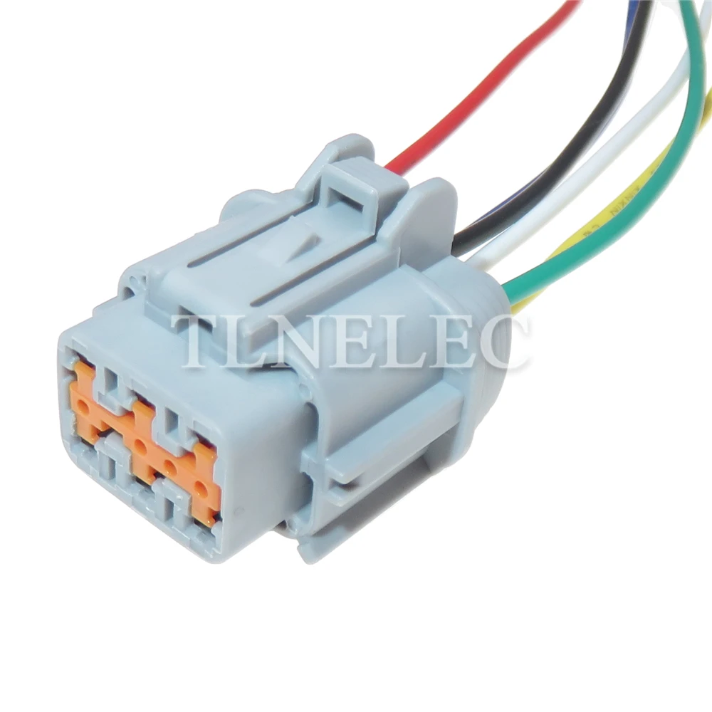 6 Pin Way Auto Headlight Sealed Connector with Wires Car Light Lamp Wiring Cable Sockets For Nissan PB291-06127 6185-1175