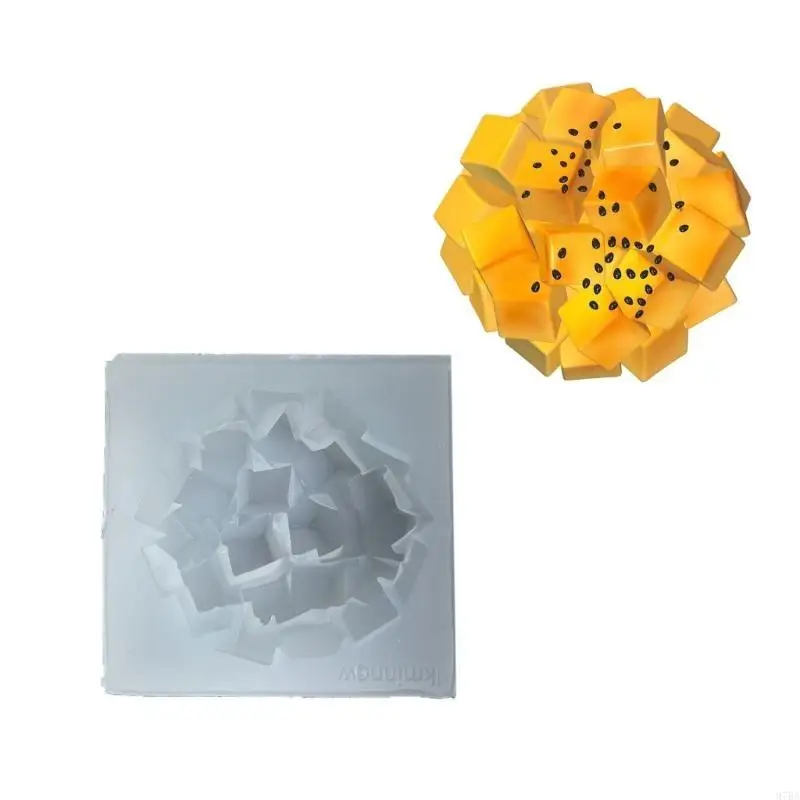 

97BA Silicone Mould Sweet Potato Pinching Mould Chocolate Cake Molds Decorating