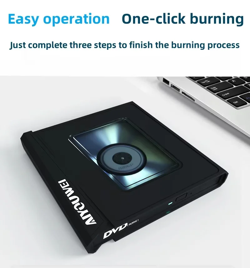 USB 3.0 Type-C DVD/CD ドライブ、デスクトップコンピュータおよびラップトップ用の高速外部 DVD-RW バーナー/プレーヤー
