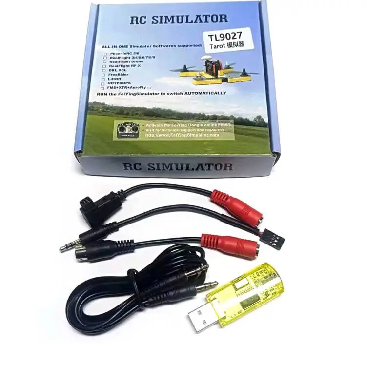 RC 22 in 1 Flight Simulator USB Wireless RealFlight G7 G6 Phoenix 5.0 for Flysky FUTABA Radiolink Transmitter