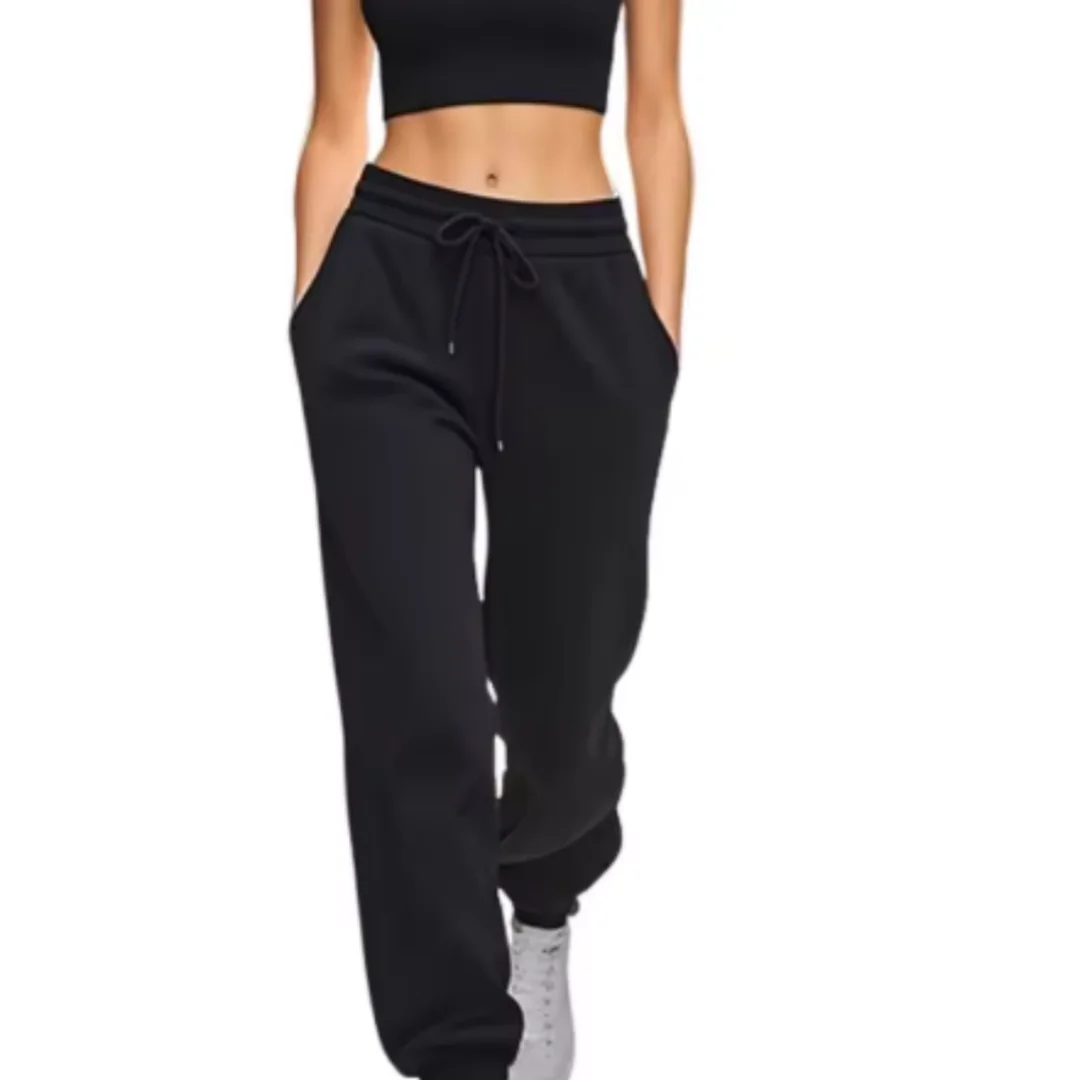 Nuevos pantalones de chándal para hombre y mujer, pantalones informales con cintura elástica, color blanco, beige, rosa, amarillo, Hip Hop, pantalones de chándal para hombre byNann
