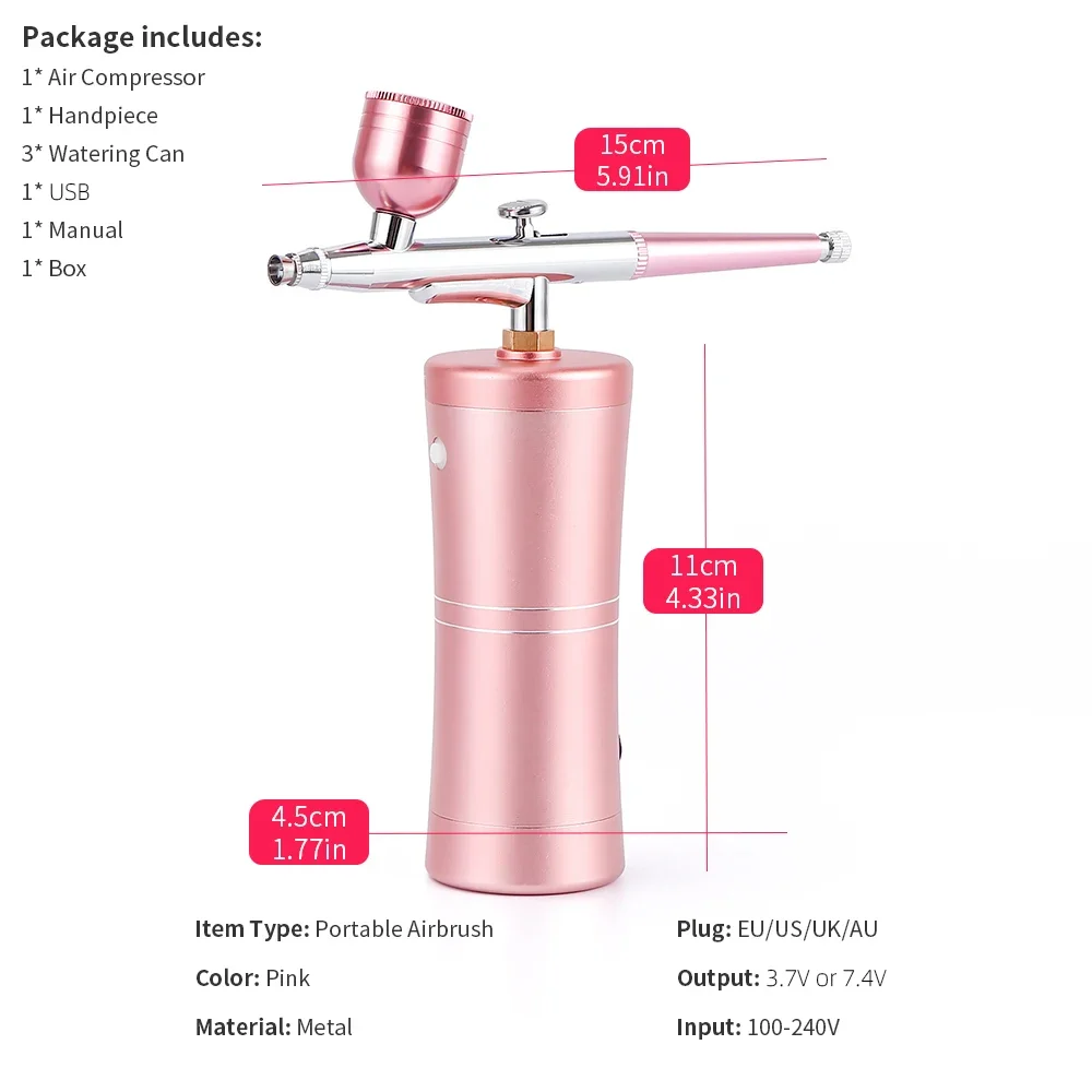 Multi-functional Sprayer Water Light Oxygenator Facial Nano Beauty Instrument Handheld Water Oxygen Essence Importers