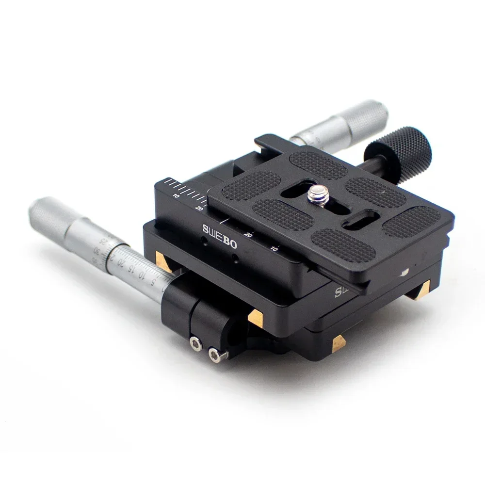 XY محور ميكرومتر دقة الشريحة 0.01 مللي متر ماكرو التصوير التراص عموم إمالة عن قرب اطلاق النار منصة النزوح #5