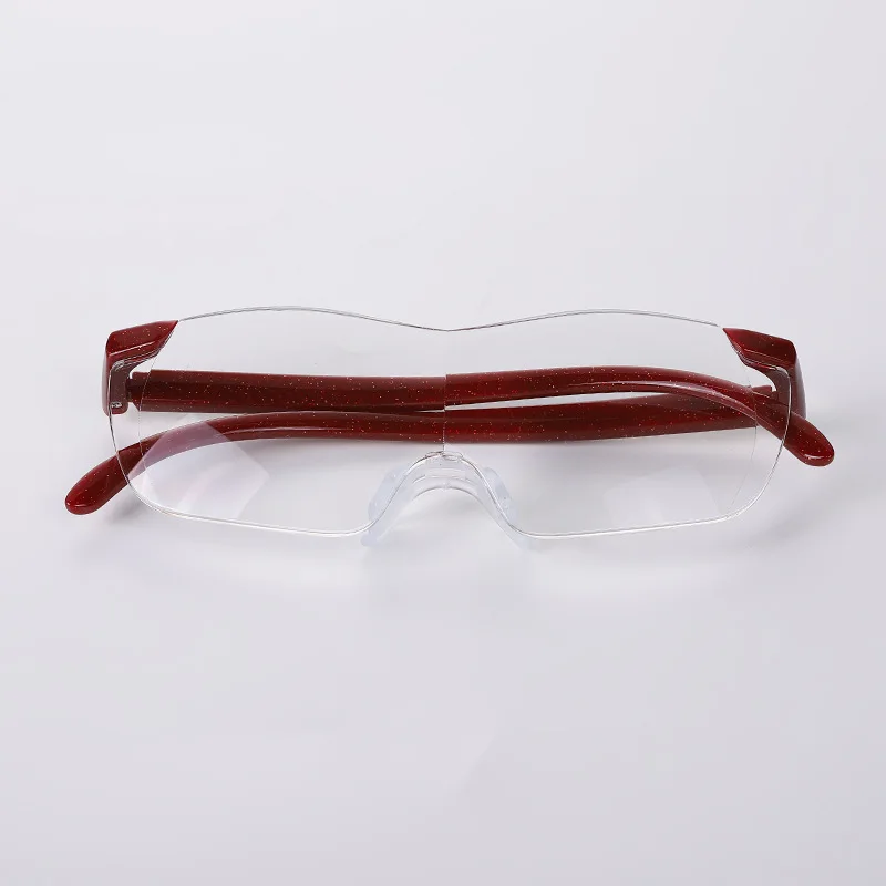 Glasses Type 1.6X High-Definition Magnifying Glass 250-Degree Reading Glasses for Optical Lenses Myopia and Reading