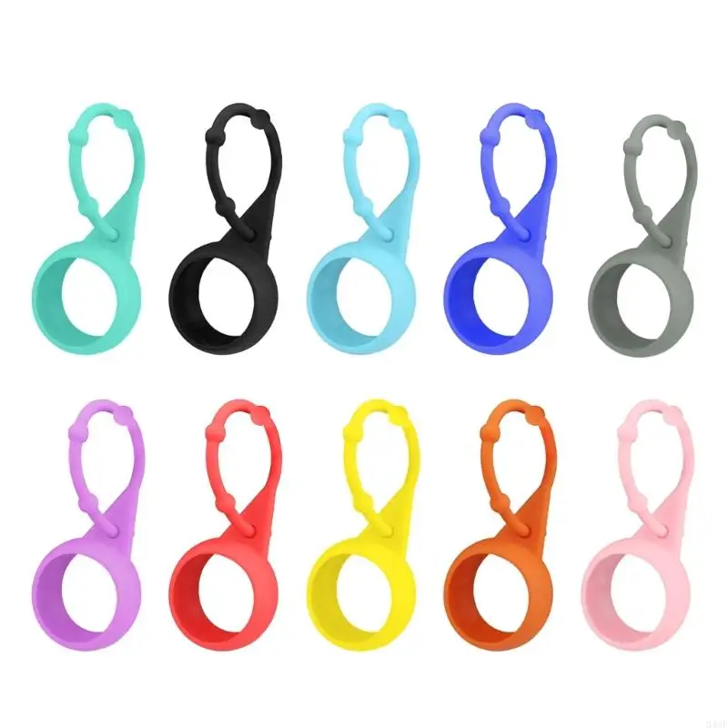 

340F 2Pcs Golf Ball Holder with Hook Soft Silicones Golf Ball Cover for Women Man