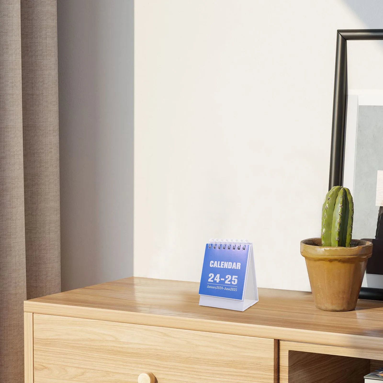 

Mini Desk 2024-2025 Desktop For Office Home Decorative Standing Daily Use Planner Flip Small Table Top Organizer Note Calendar