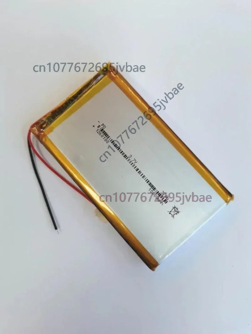 Good Qulity 3.7V,10000mAH 1260100 Polymer lithium ion / Li-ion battery for tablet pc BANK,GPS,mp3,mp4