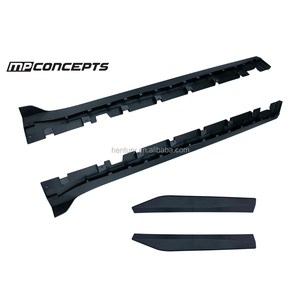 MP Concepts GT500 style Rocker Panels Side Skirt  Step - Unpainted  for 2015-2022 Mustang GT, EcoBoost, V6