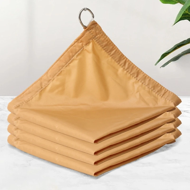 Thicken Waterproof Sun Shade Tarp Heavy Type Sun Blocking Rainproof Canvas Cover For Outdoor Garden Patios And Balcony 37JD