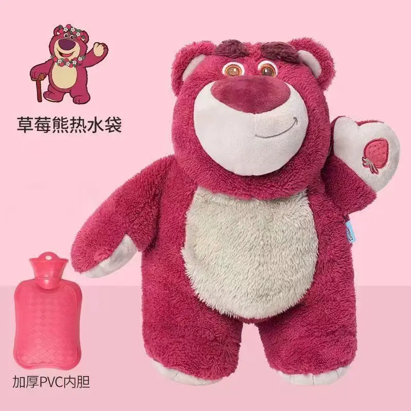 Echte Disney Stitch Angel Lotso Pluche Handheld Warmwaterkruik Winter Handheld Hot Bag