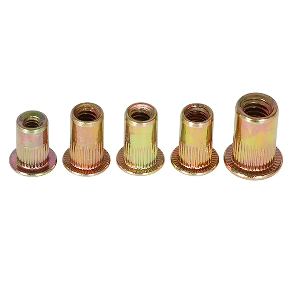 Labwork Rivet Nut Kit 150 Pack Nut 1/4-20 10-32 10-24 8-32 6-32 SAE Rivnut Set
