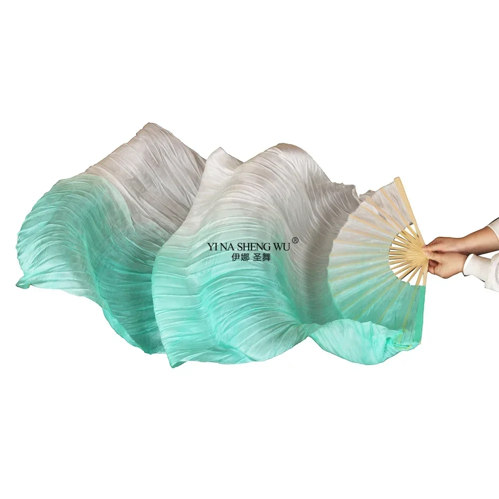 グラデーションシルクベール ベリーダンス 練習 競技 パフォーマンス 小道具 ステージショー 衣装 アクセサリー 手染め 流れるようなエクストラロング