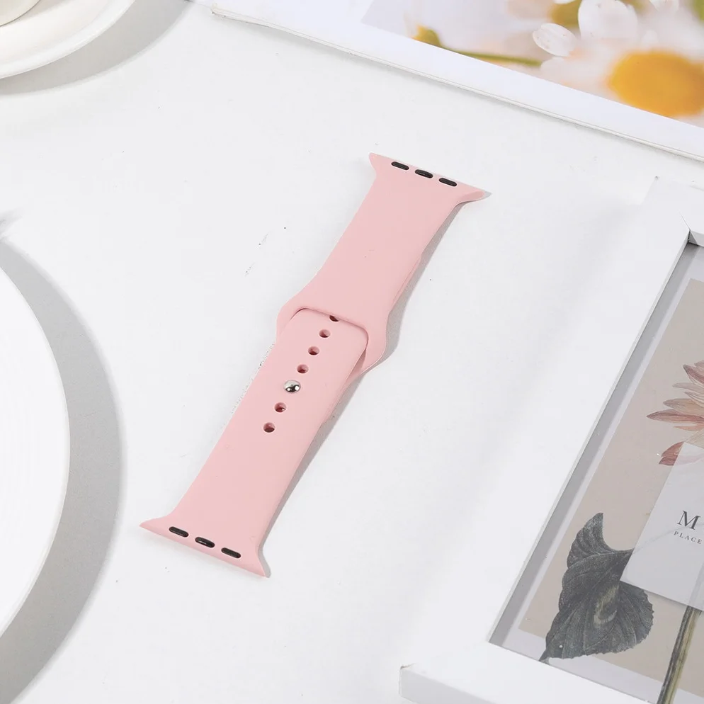 Silikonarmband für Apple Watch, 40 mm, 49 mm, 44 mm, 45 mm, 46 mm, 42 mm, 41 mm, Sportarmband, iWatch Series 12, 10, 9, 8, 7, SE, Ultra 4/3. – Detail 6