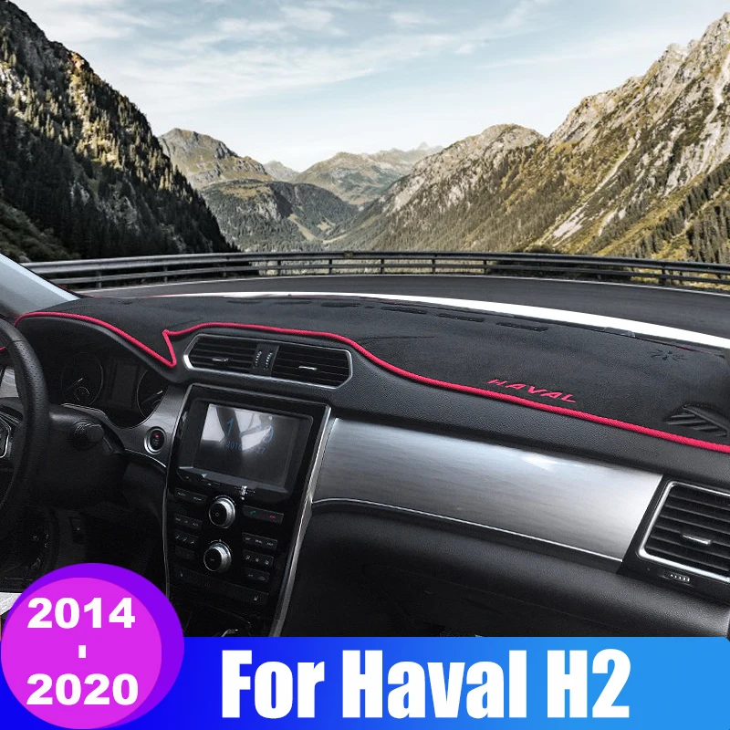 For Haval H2 2014 2015 2016 2017 2018 2019 2020 Car Dashboard Cover Sun Shade Mat Avoid Light Pads Non-Slip Carpets Accessories