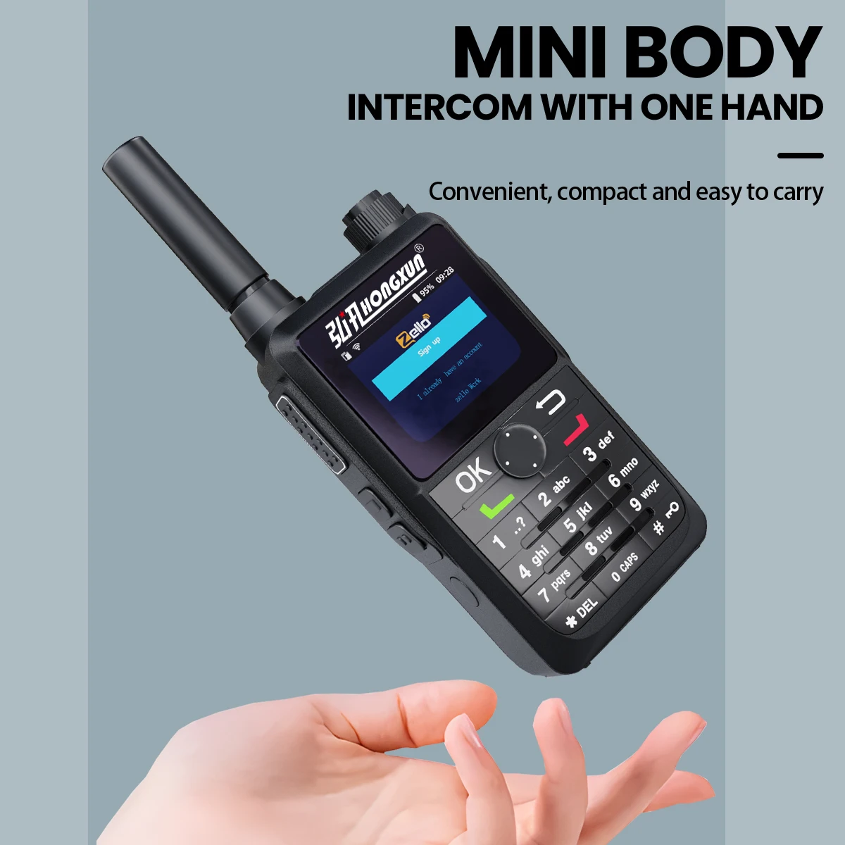

HX T88 Zello 5000km Walkie-talkie 4G LTE POC Network GPS Handheld Two-Way FM Modulated for Radio Global Coverage Advantas