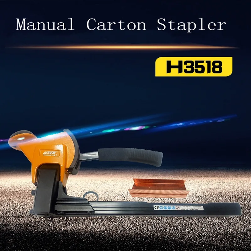 

XJP 3518 5/8 Inch Carton Closing Stapler Manual Carton Stapler