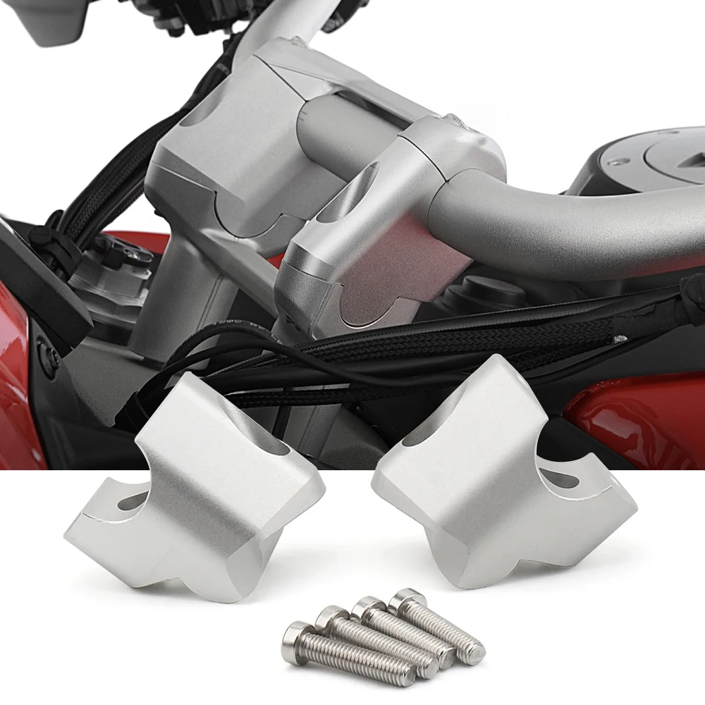 

New Handlebar Riser For Ducati Multistrada V4 MULTISTRADA V4 Motorcycle Handlebars Back Move Mount Accessories Silver