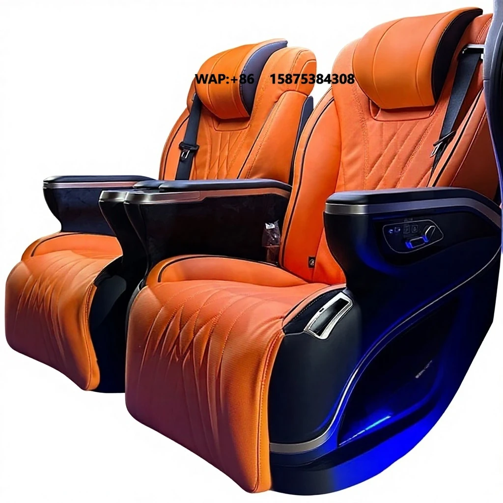 

Factory Direct Sale Aviation Seat Business Car Accessories Special Electric Bus RV Seat Ventilation Modification Microfiber
