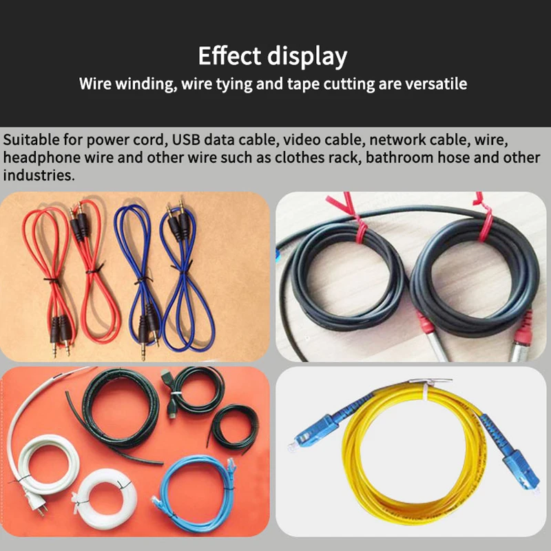 HY18-45S Automatic Wire Winding And Binding Machine Intelligent Touch Screen Multifunction Power Cord USB Data Cable Tie Winder