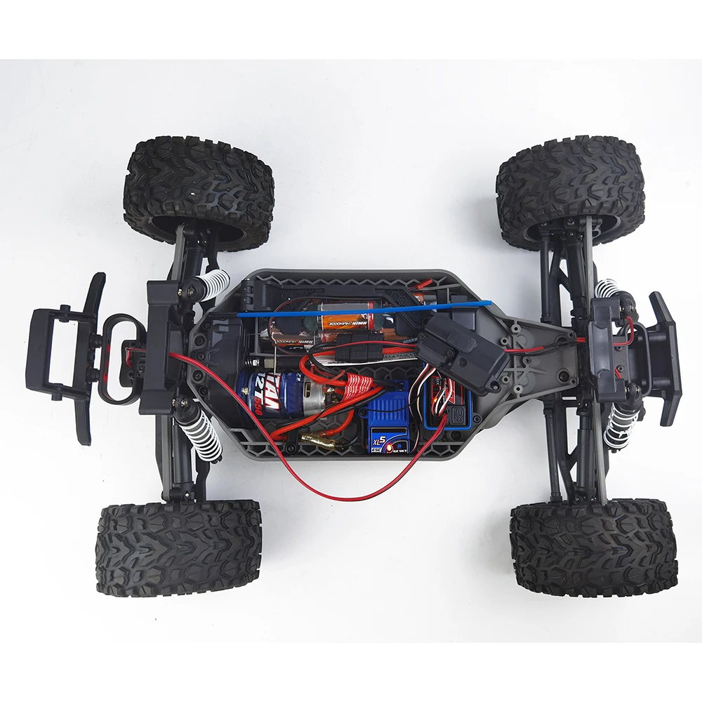 Yeahrun-車のアップグレード用のフロントおよびリアLEDライトバー,1/10 rustler 4x4,vxl,XL-5 rc