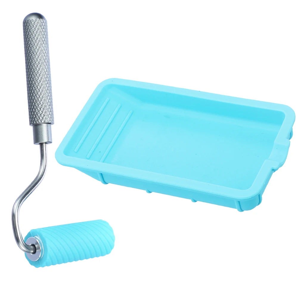 

DIY Projects Painting Tasks Blue DIY Painting Kit Paint Tool Set Reinforced Aluminum Edges Tapered Edges For Trim