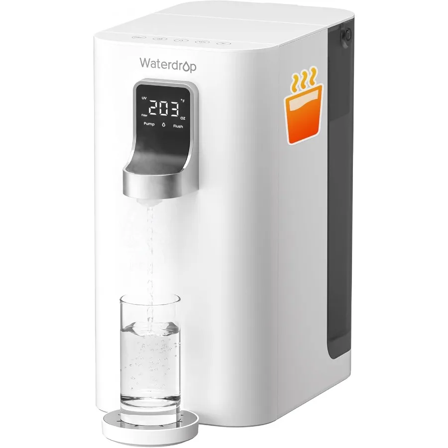 

Countertop Reverse Osmosis Water Filter System with 3:1 Pure to Drain Ratio 4 Temperature Options Instant Hot Cold Water Dispen