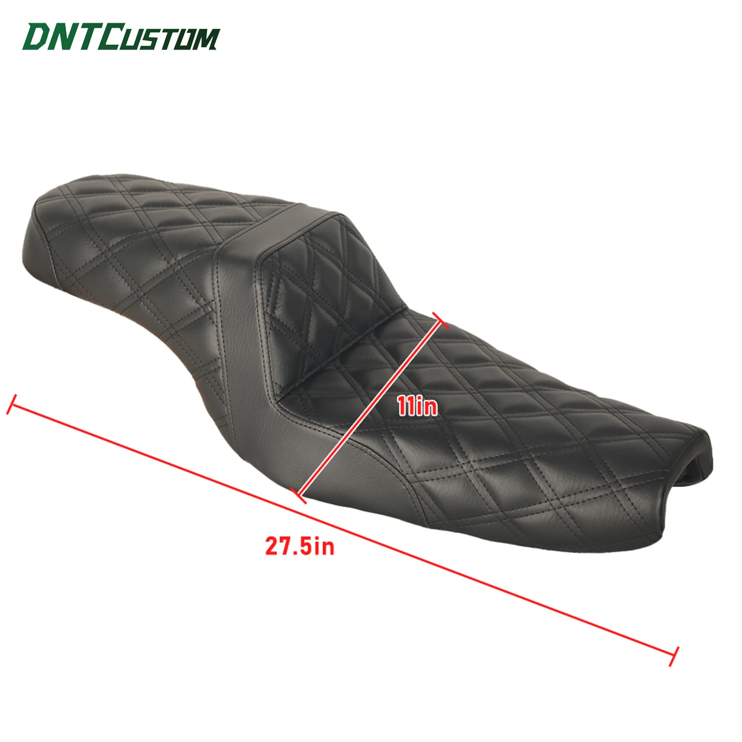 DNTCUSTOM Step up Seat Soft Two-step Cushion Gel Inside for Harley Sportster 2004-2023 Motorcycle Parts