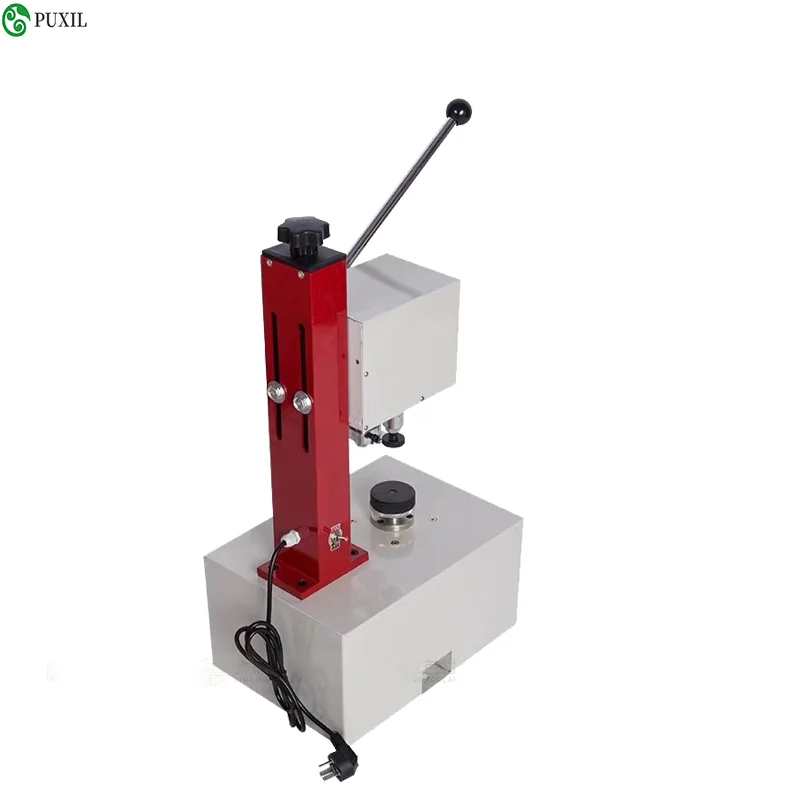 KFJ-1035 Oral Liquid Lock Cover Seal Machine Manual Oral Liquid Prick Machine Perfume Oral Liquid Solution Capping Machine 220V