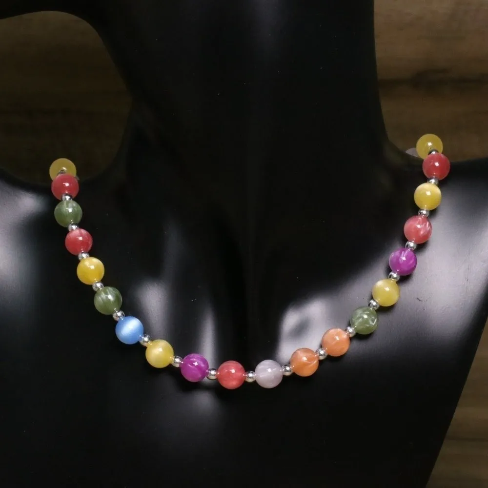 UV Reactive UV Reactive Bracelet Sunlight Color Changing Cat Eye Effect Changing Bracelets Multicolor Bohemian Style