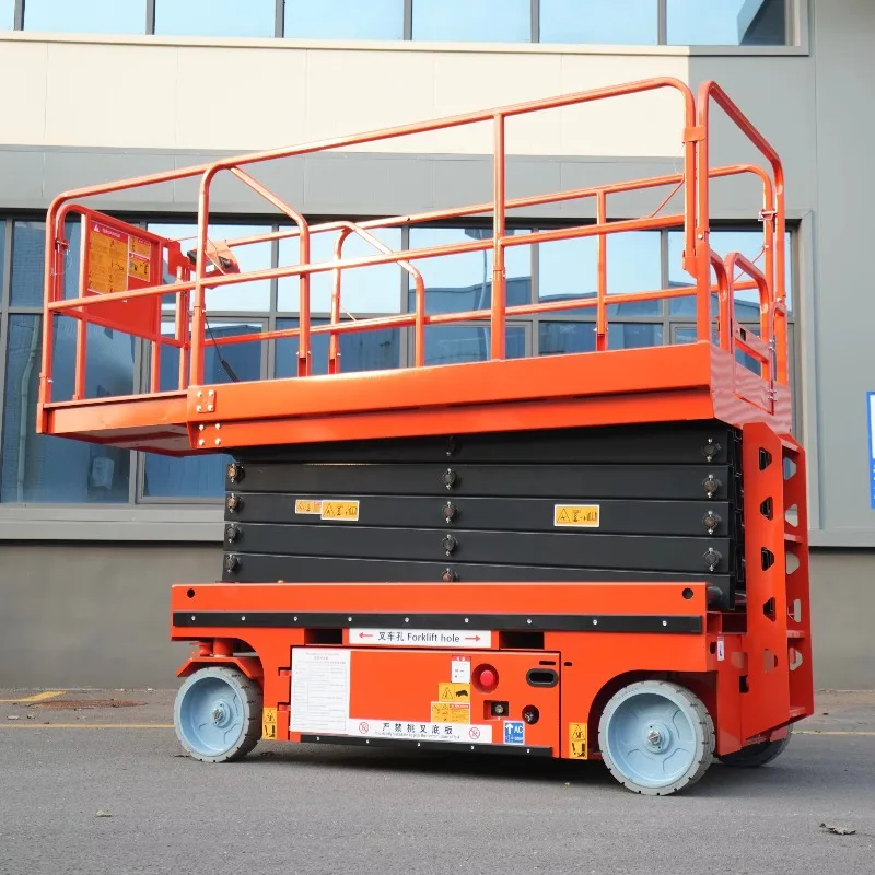Discount Price Automatic Mobile Scissor Lifter Electric 8m Aerial Work Platform for Warehouse High Quality Good Price