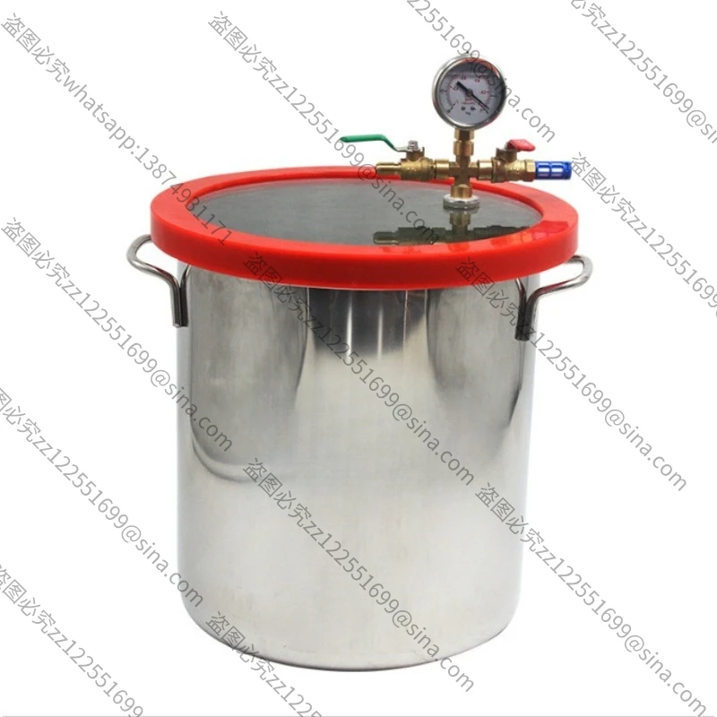 Suitable for Tempered Glass VacuumBucket Defoaming Bucket Small Vacuum Defoamer VacuumBucket 3 Gallons 5 Gallons Optional