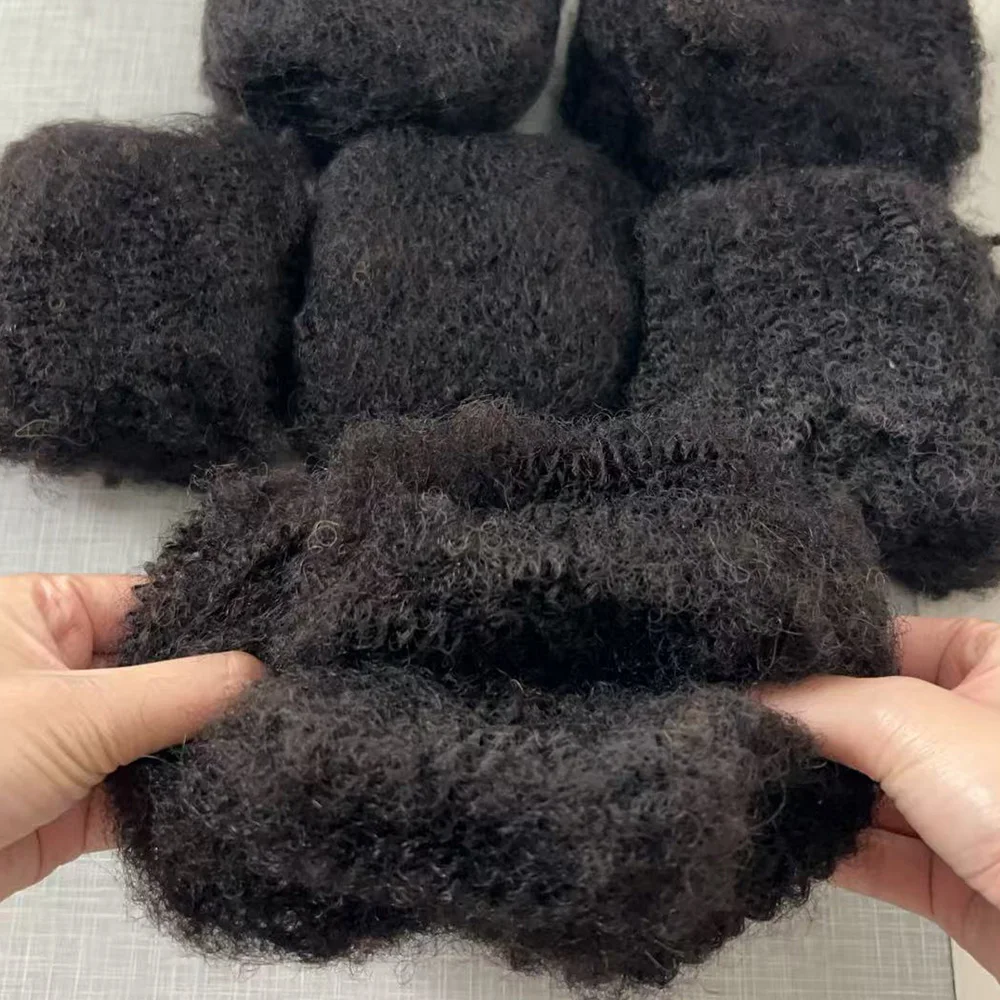 8 Zoll Remy Haar Afro Verworrene Lockige Masse 100 % Echthaar Zum Flechten DreadLocks Verlängerung 30 gr/teil Natürliche Kein Schuss Häkeln Bulks