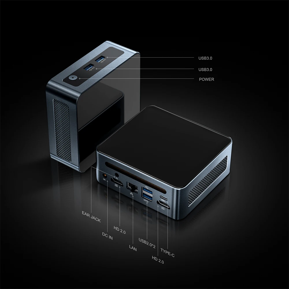 7430U/5625U AMD Ryzen 5 Mini PC Chatreey AN2P Computer desktop da gioco NVME SSD WIFI6 HD Windows 11 Pro