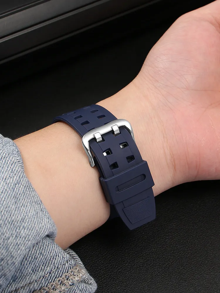 Resin silicone watch strap suitable for Casio GW-9200 9101 G9200/9100 waterproof sports men's watch strap