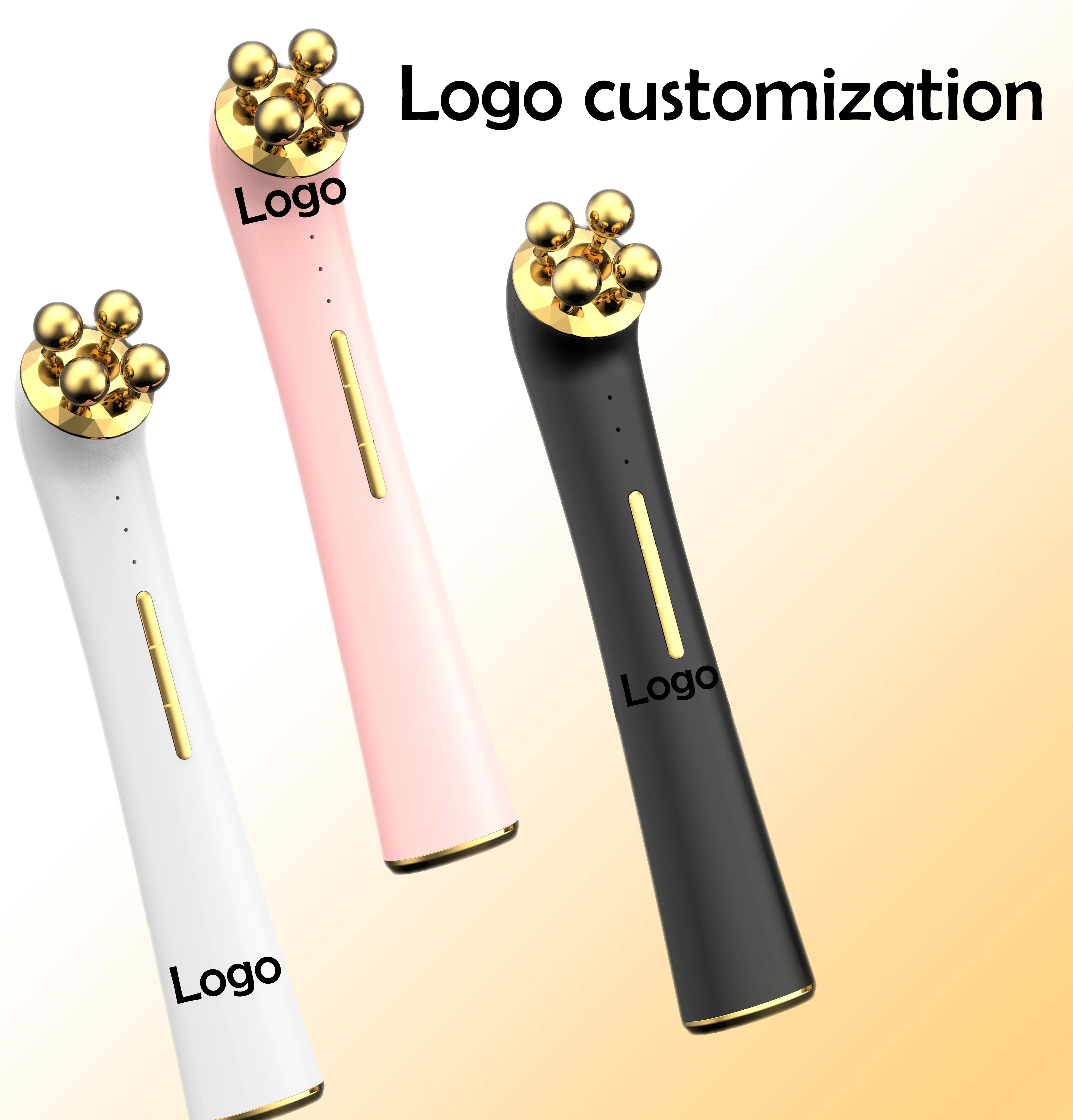 4 In 1 Luxury Eye  Facial Device Light Therapys EMS Face Neck Lift Massager LED Anti Wrinkles Device