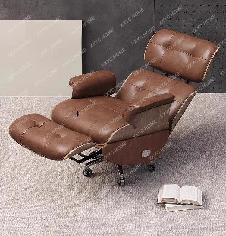 

A Light luxury president chair study office chair lunch break computer reclining chair